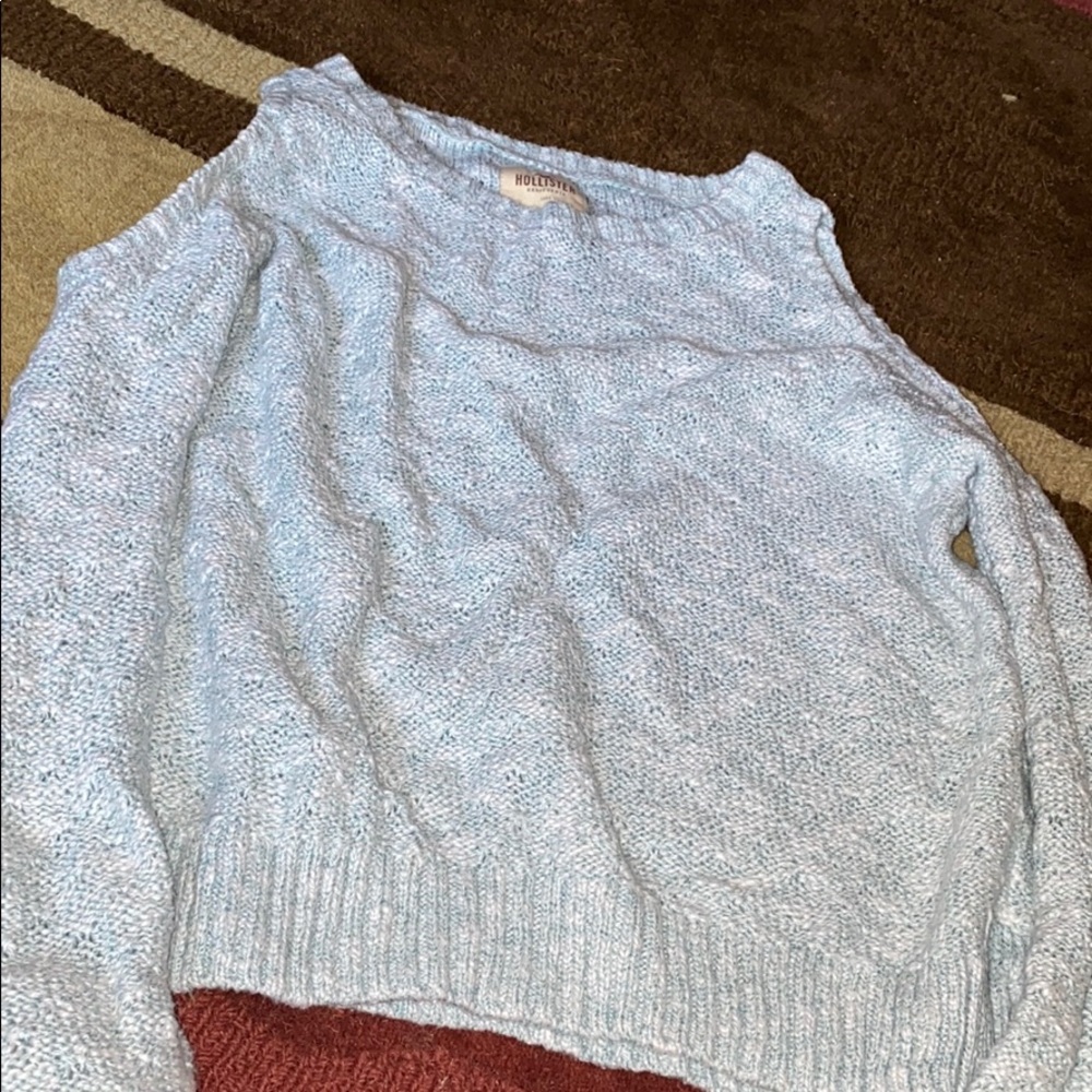 hollister mint green sweater
